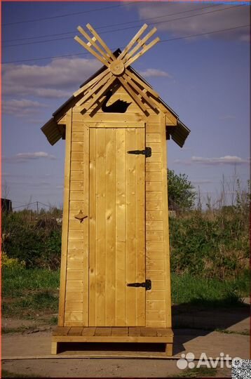 Уличный туалет с установкой