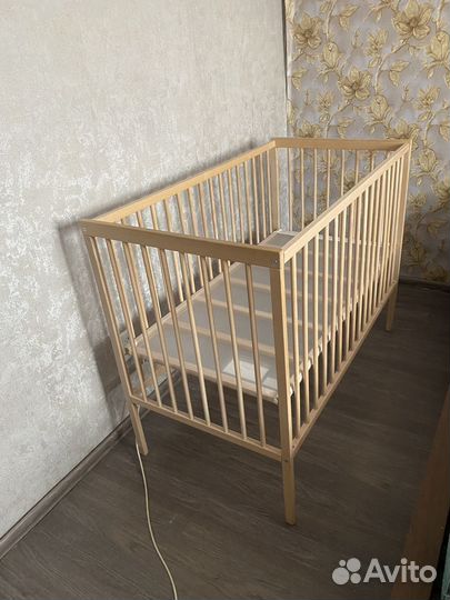 Детская кровать IKEA с матрасом