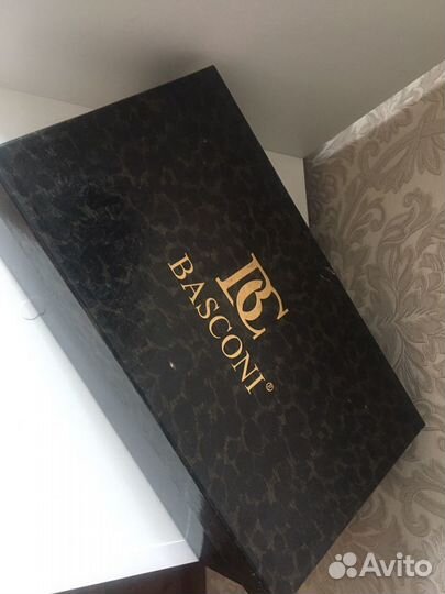 Туфли баскони натуральная замша