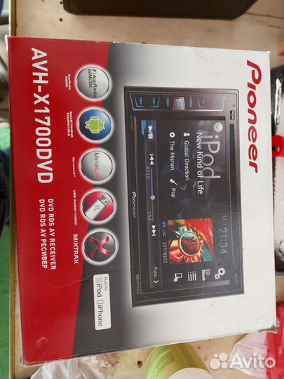 Pioneer avh-x1700dvd не исправный