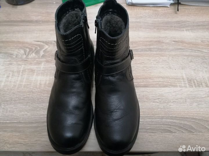 Сапоги зимние кожа 40р