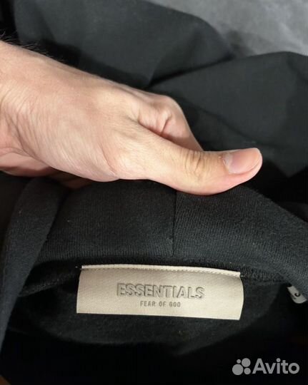 Essentials худи Оригинал черное