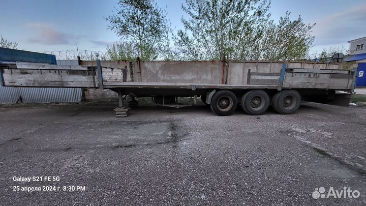 Полуприцеп бортовой Krone SD, 1998