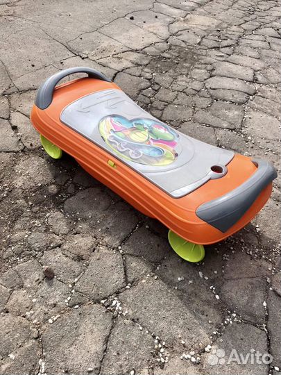 Самокат+скейтборд от 1,5 до 4 лет