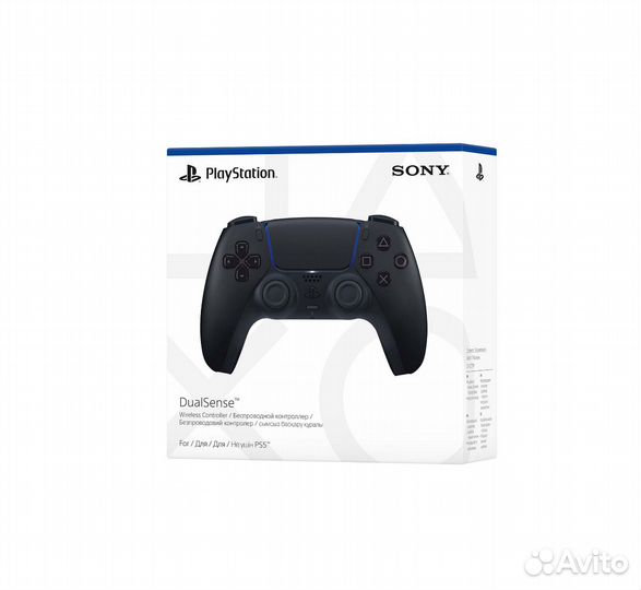 Геймпад для PS5 DualSense Беспроводной Black, Sony