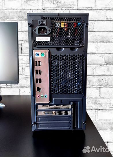 Игровой пк intel 8 ядер/Rx580 8gb/16 Gb /SSD