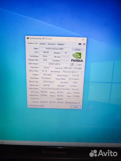 Lenovo z50-70 i5-4210u/gt 840m 2gb/16 озу