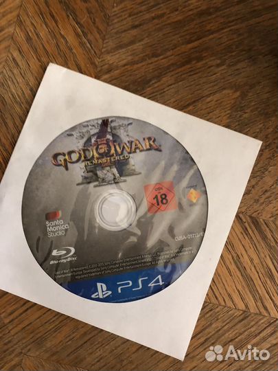 Диски на ps4 god of war