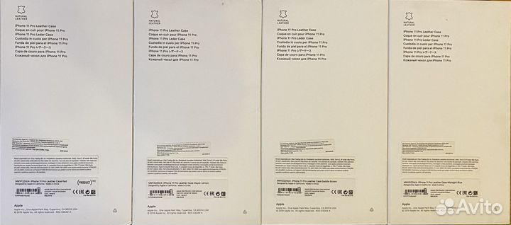 Чехлы оригинал iPhone 11pro Leather Case Apple