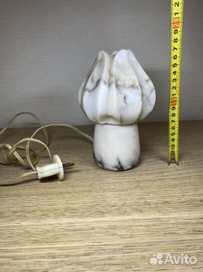 Светильник ночник из камня каменный цветок СССР