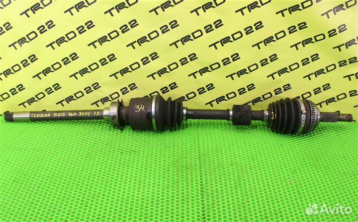 Привод передний правый Toyota Caldina ST215 3S-FE