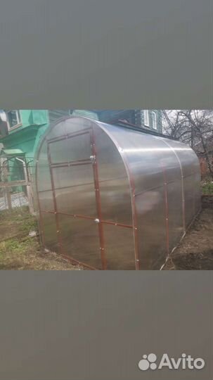 Теплица поликарбонат усиленная