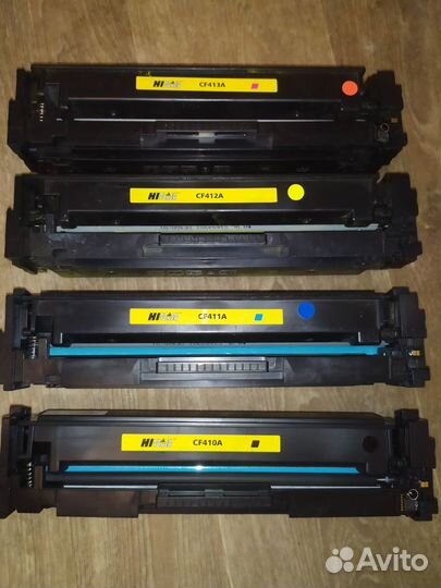 Картриджи сf 410 cf 411А cf412 на запчасти (4шт)