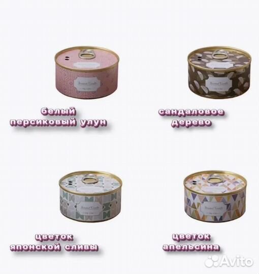 Подарочный Набор свечей ароматических