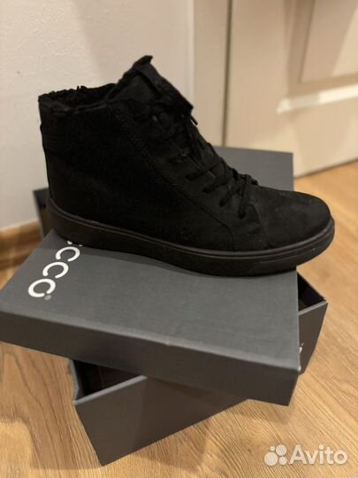 Мужские зимние ботинки ecco