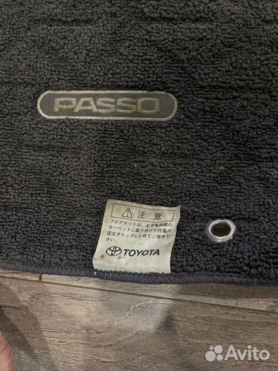 Коврики ворсовые передние Toyota Passo 2008
