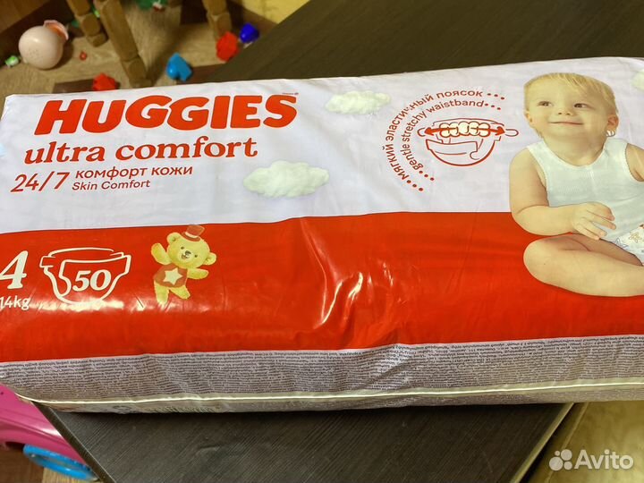 Подгузники Huggies 4 ultra comfort 24/7