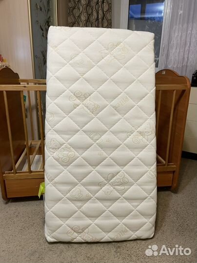 Матрас детский 120 60 и наматрасник