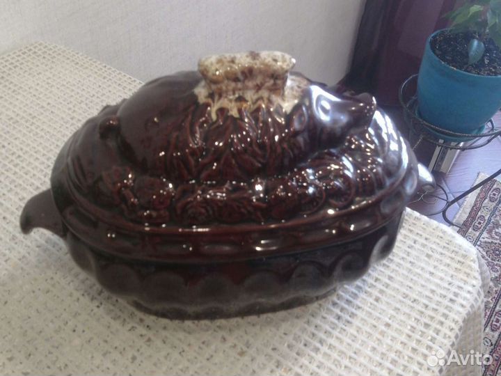 Керамическая утятница
