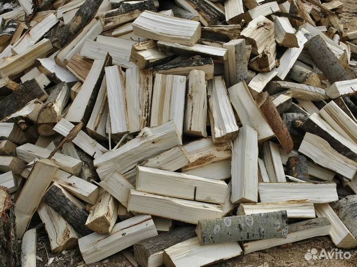Колотые дрова осина