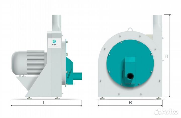 Дробилка для комбикорма (до 3,3 т/ч)