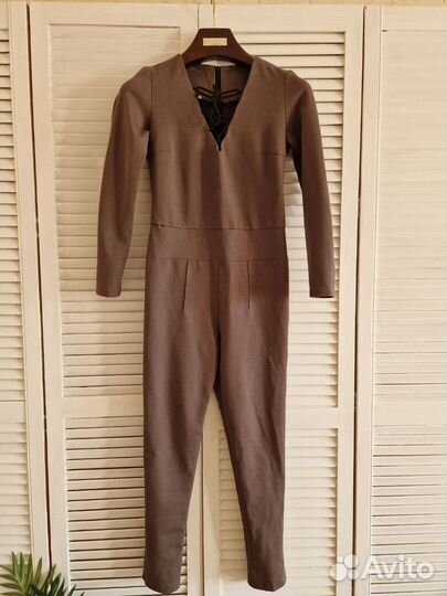 Комбинезон трикотажный серый 42