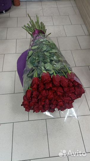 Длинные розы 80 см гиганты