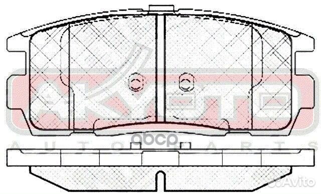 Колодки тормозные дисковые задние opel opel Antara