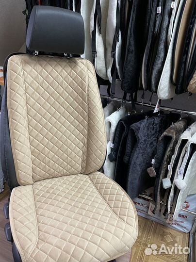 Накидки на сидения из Алькантары цвета Кэмэл