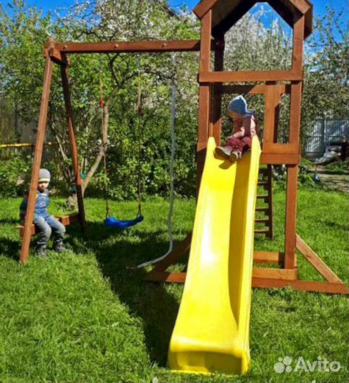 Детская деревянная площадка