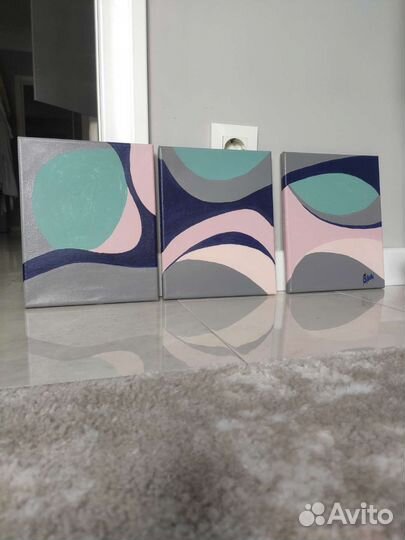 Картина абстракция акрил