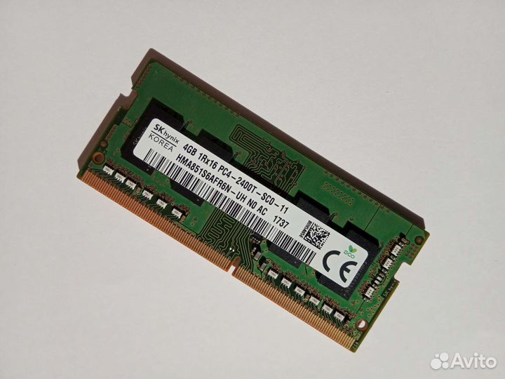 Оперативная память ddr4 4gb sodimm