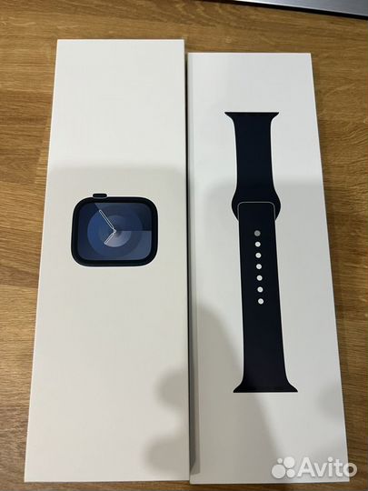 Часы apple watch 9 45 mm midniht