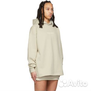 Бежевый свободный худи Essentials