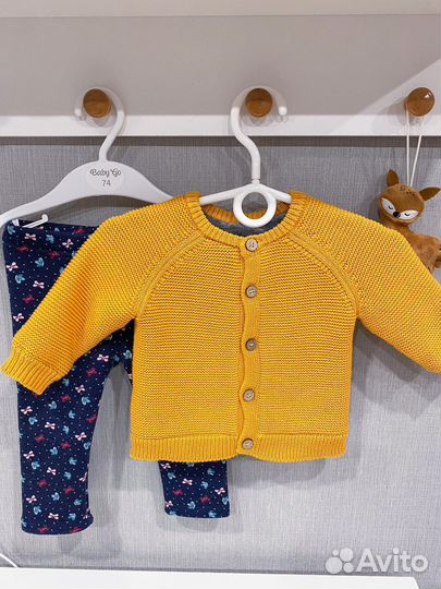 Костюм утепленный для девочки кофта и штаны