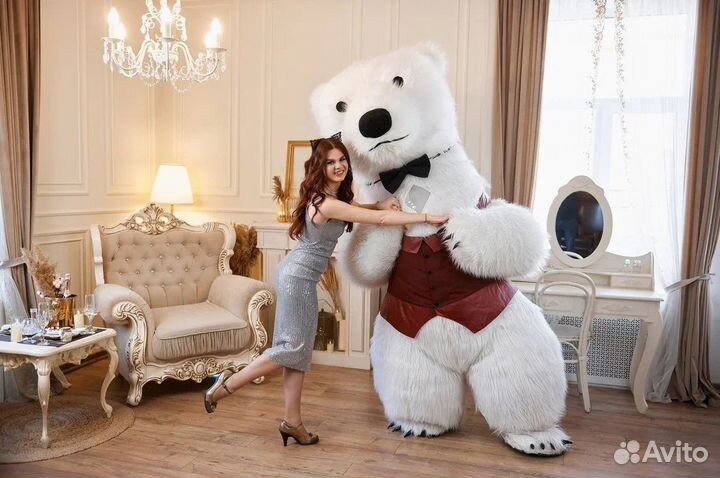 Белый Мишка поздравление