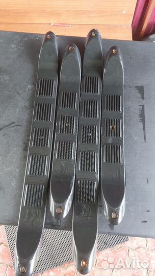 Накладки на подножки Паджеро Спорт 2