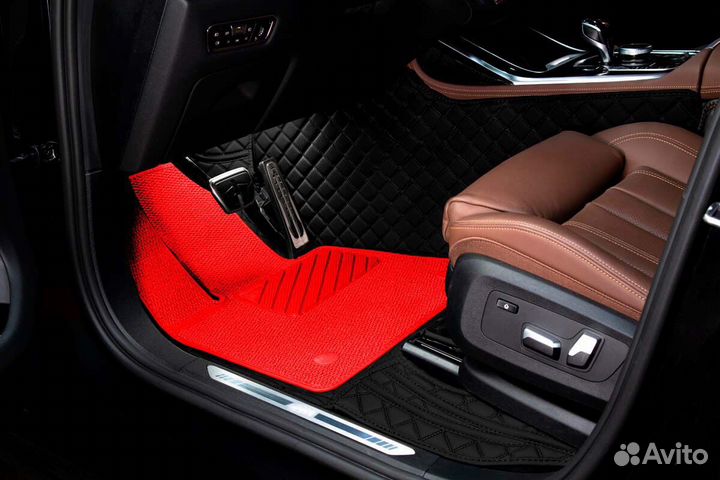 3D Коврики Range Rover Салон Багажник из Экокожи