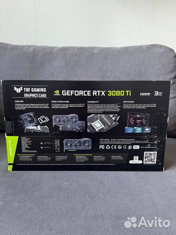 Видеокарта asus TUF Gaming GeForce RTX 3080 Ti OC объявление продам