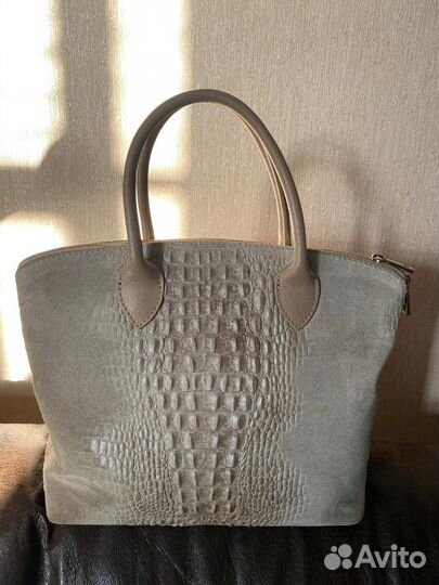 Сумка натуральная кожа Италия крокодил