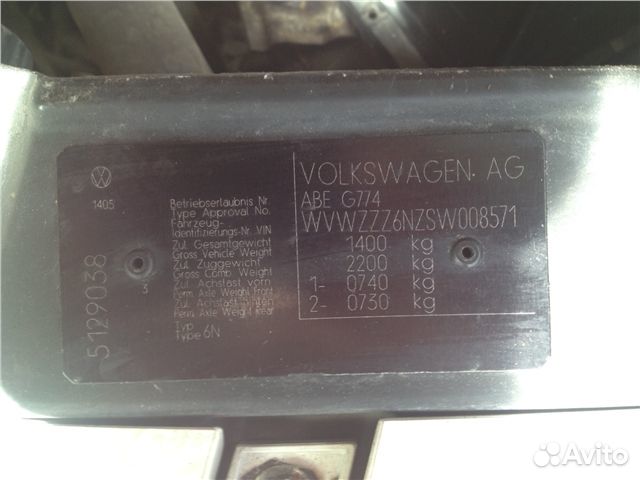 Разбор на запчасти Volkswagen Polo 1994-1999