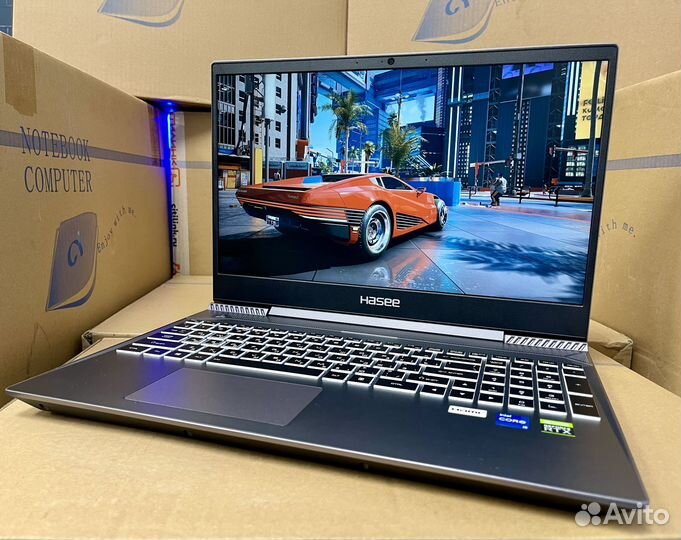 Игровой ноутбук Hasee i5/i7/i9/Ryzen5/7
