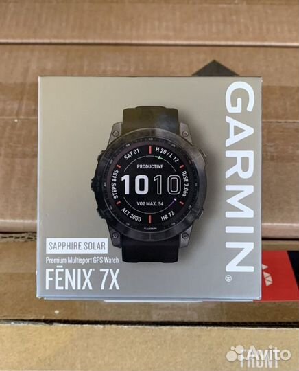 Умные Часы Garmin Fenix 7X Sapphire Solar