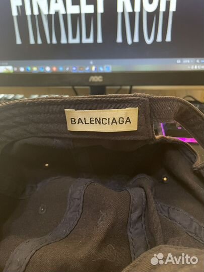 Balenciaga bb paris logo cap