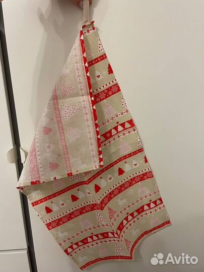 Новое новогоднее полотенце с прихваткой