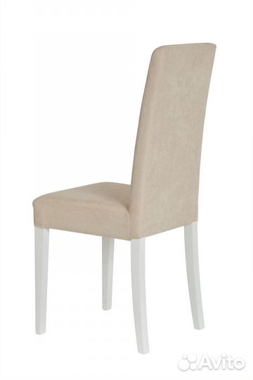 Стул тиффани белый/тк.грета беж