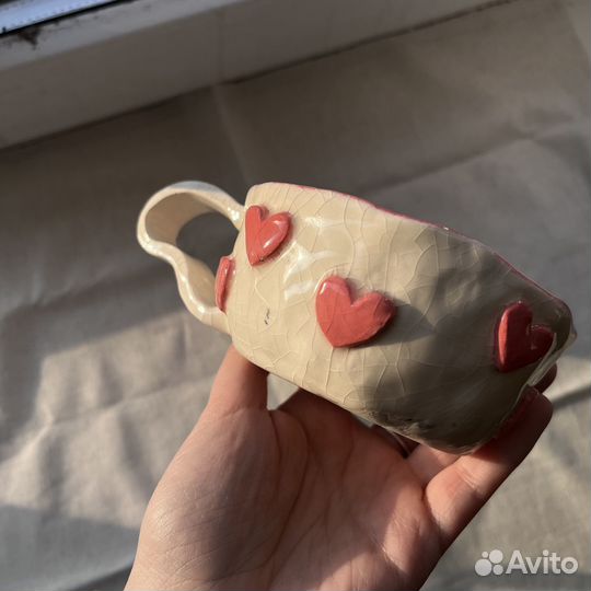 Кружка из глины брак