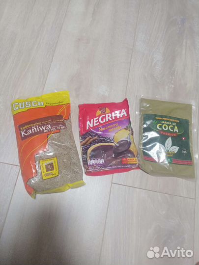 Одежда, вещи и продукты из Перу