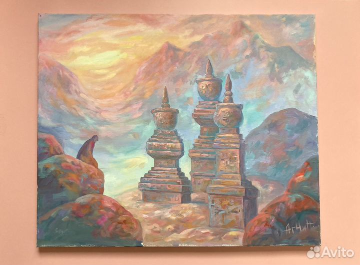 Интерьерная картина маслом на холсте