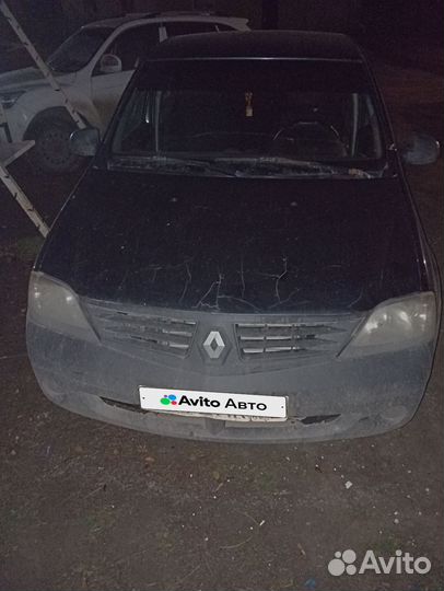 Renault Logan 1.6 МТ, 2009, битый, 297 000 км